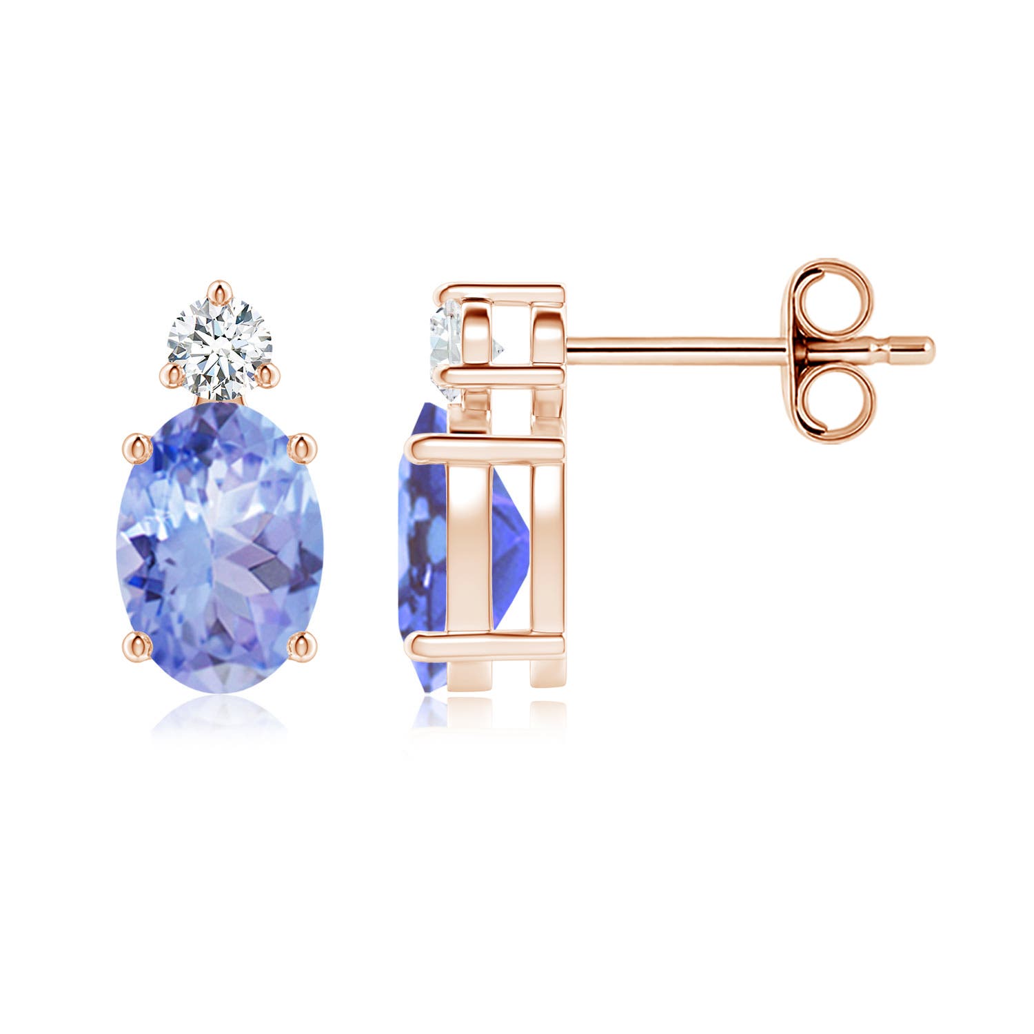 A - Tanzanite / 1.74 CT / 14 KT Rose Gold