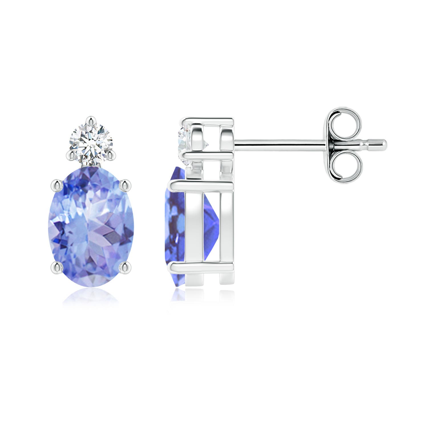 A - Tanzanite / 1.74 CT / 14 KT White Gold