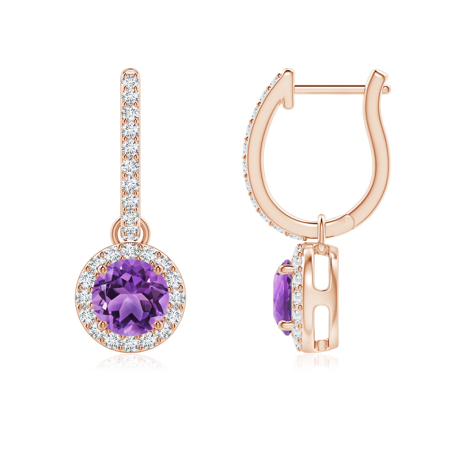 AA - Amethyst / 1.22 CT / 14 KT Rose Gold