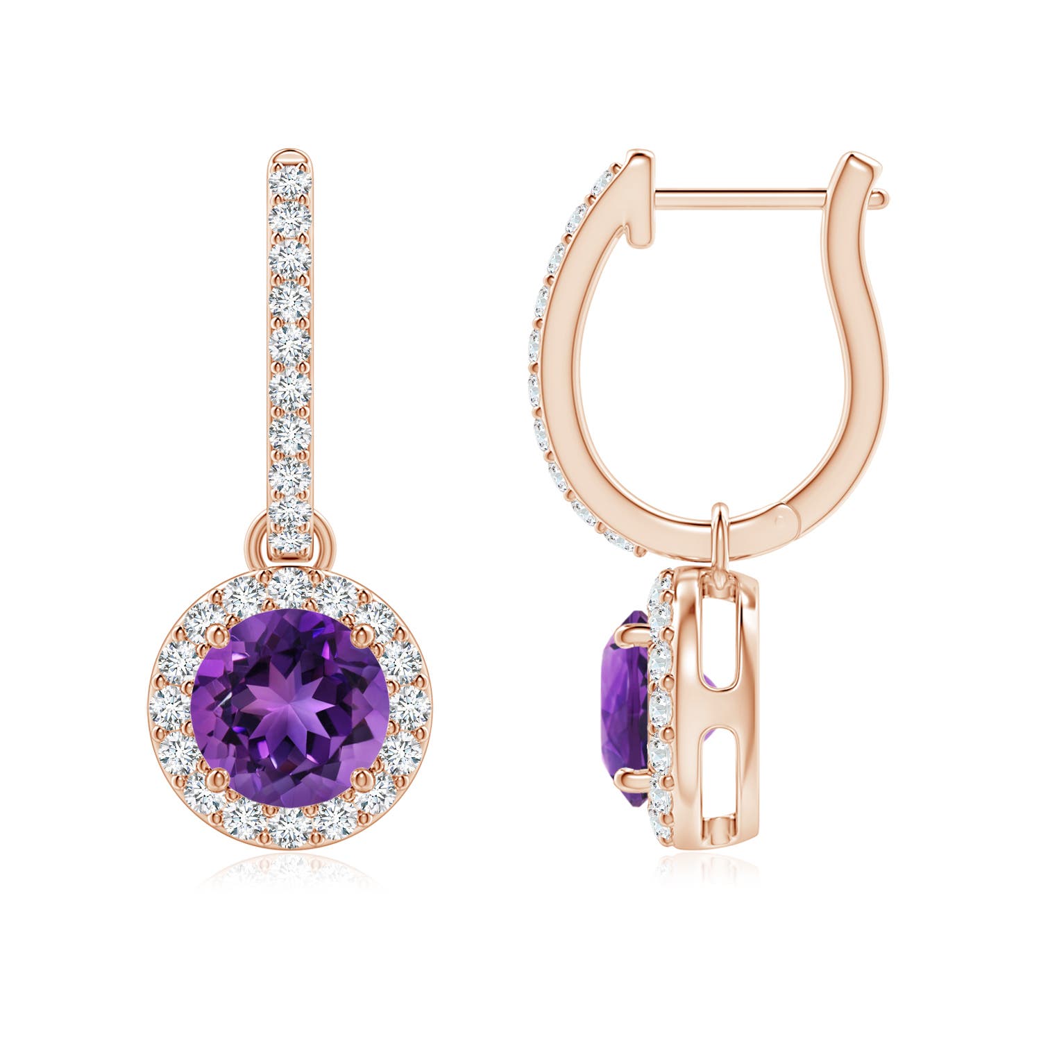 AAAA - Amethyst / 2.12 CT / 14 KT Rose Gold