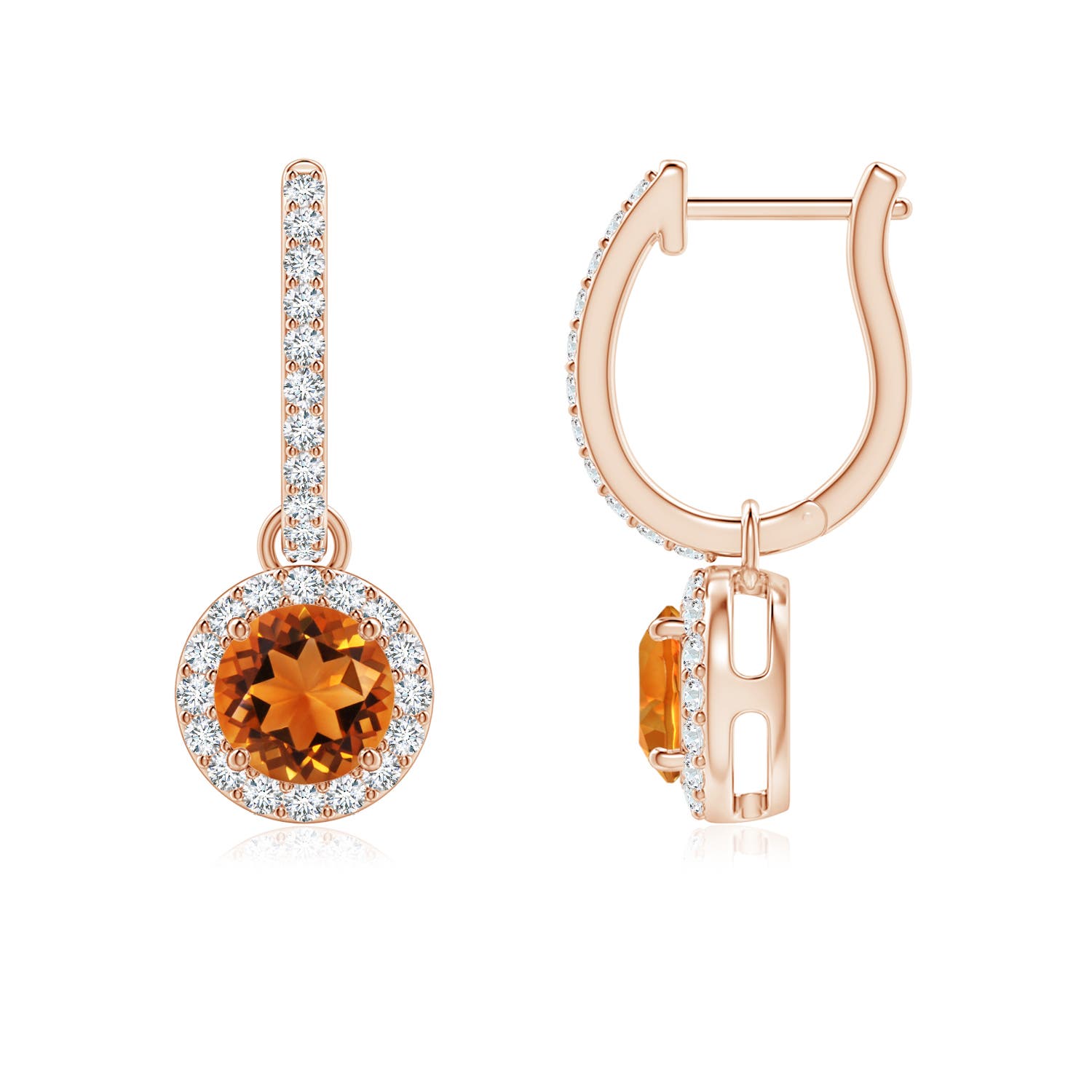 AAAA - Citrine / 1.22 CT / 14 KT Rose Gold