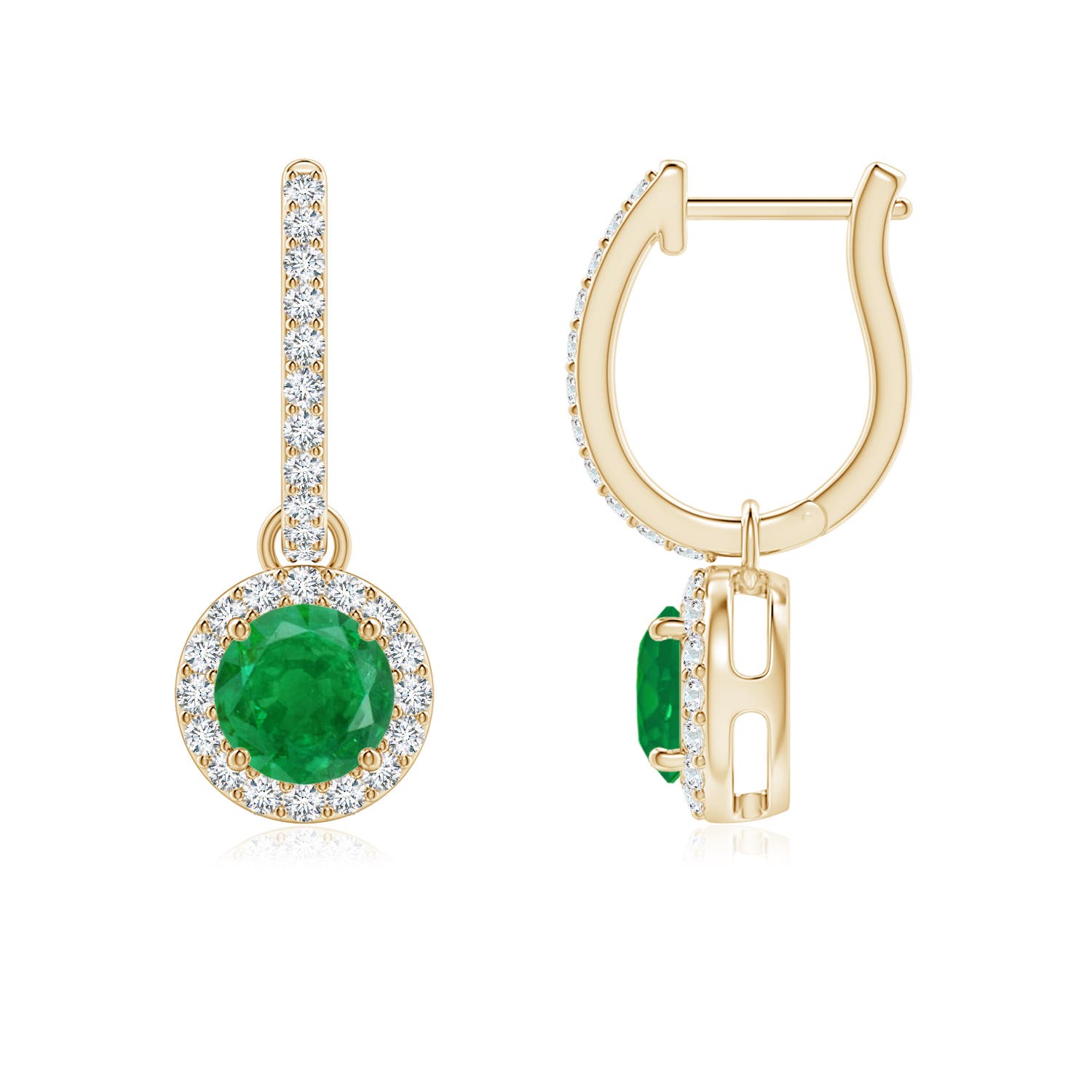 AA - Emerald / 1.22 CT / 14 KT Yellow Gold