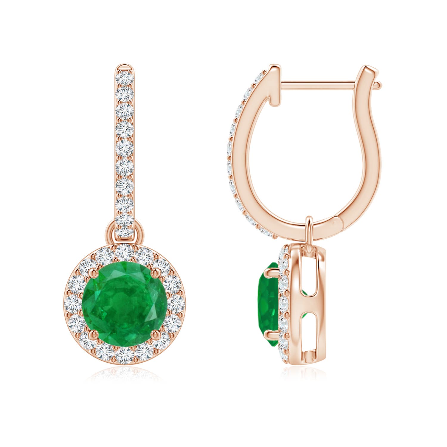 AA - Emerald / 1.88 CT / 14 KT Rose Gold