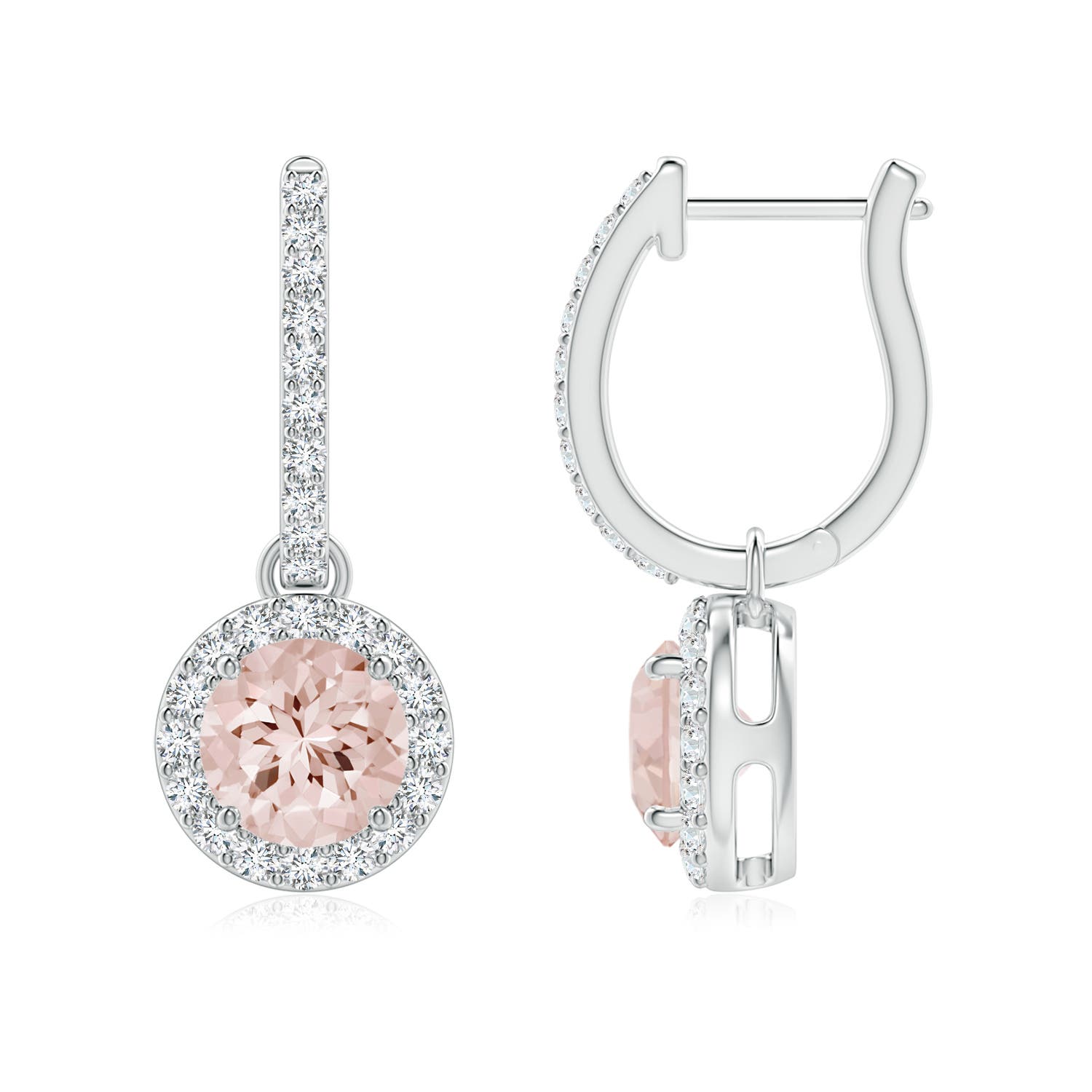 AA - Morganite / 1.92 CT / 14 KT White Gold