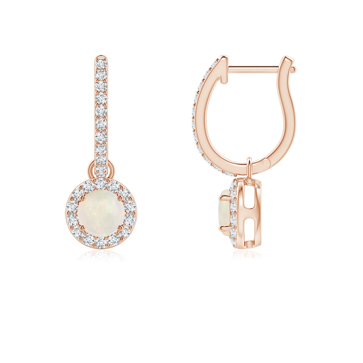 A - Opal / 0.57 CT / 14 KT Rose Gold