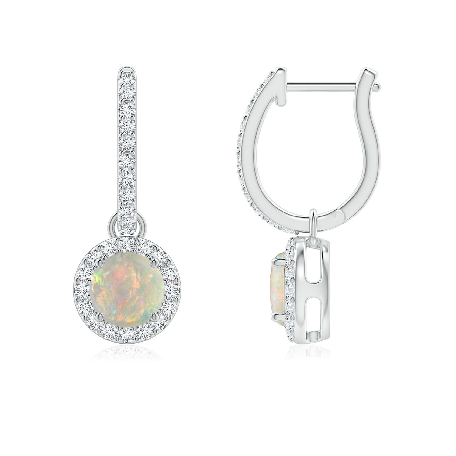 AAAA - Opal / 0.98 CT / 14 KT White Gold