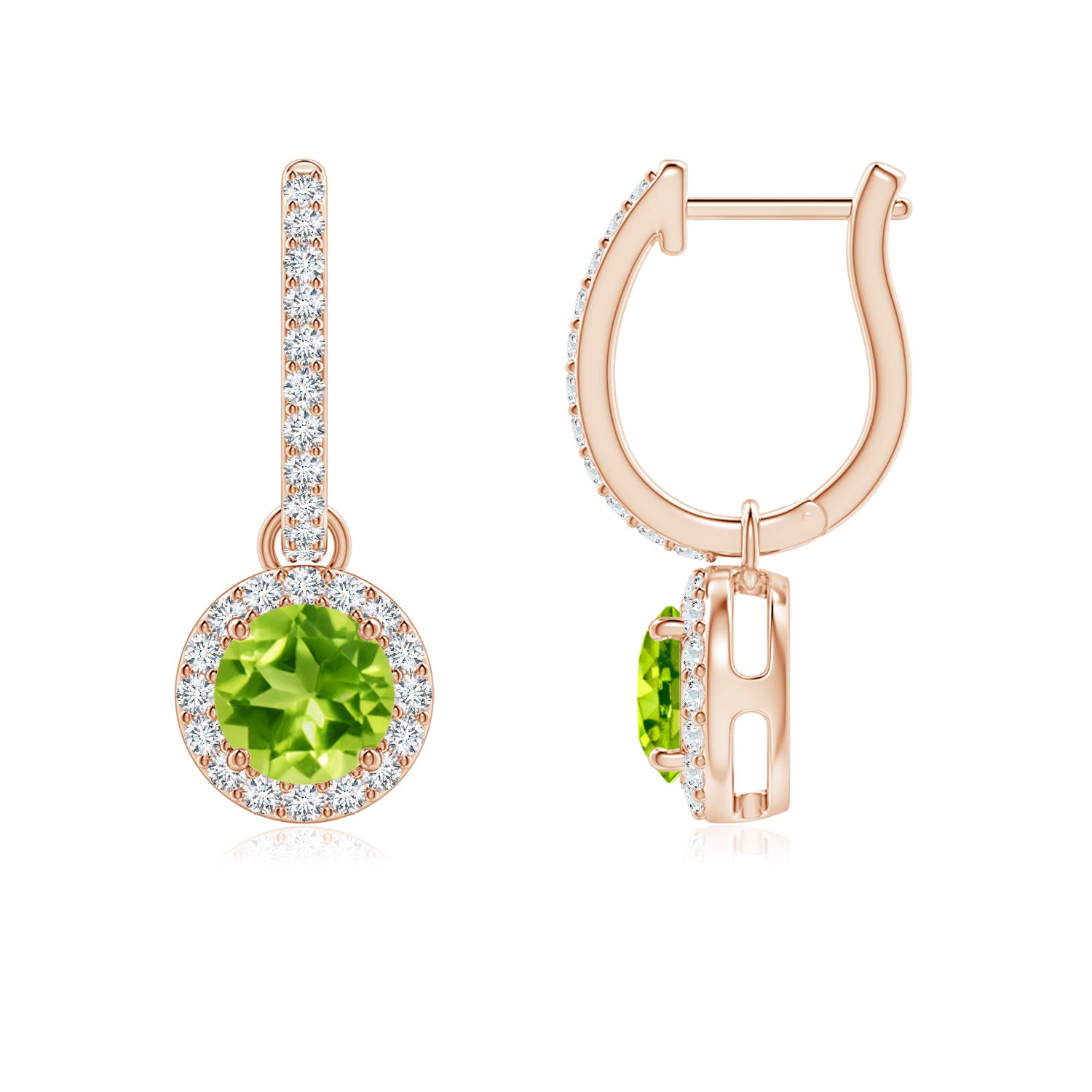 AAA - Peridot / 1.42 CT / 14 KT Rose Gold