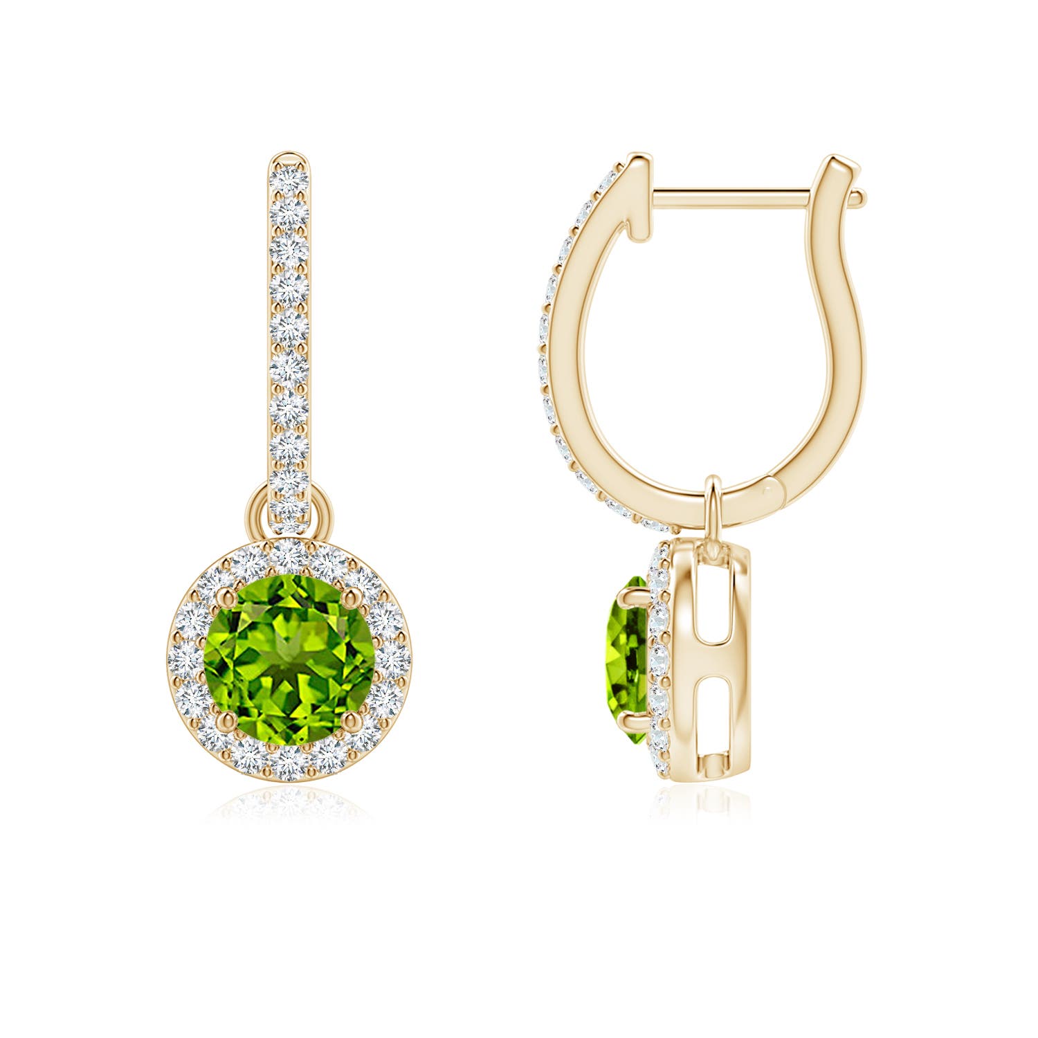 AAAA - Peridot / 1.42 CT / 14 KT Yellow Gold