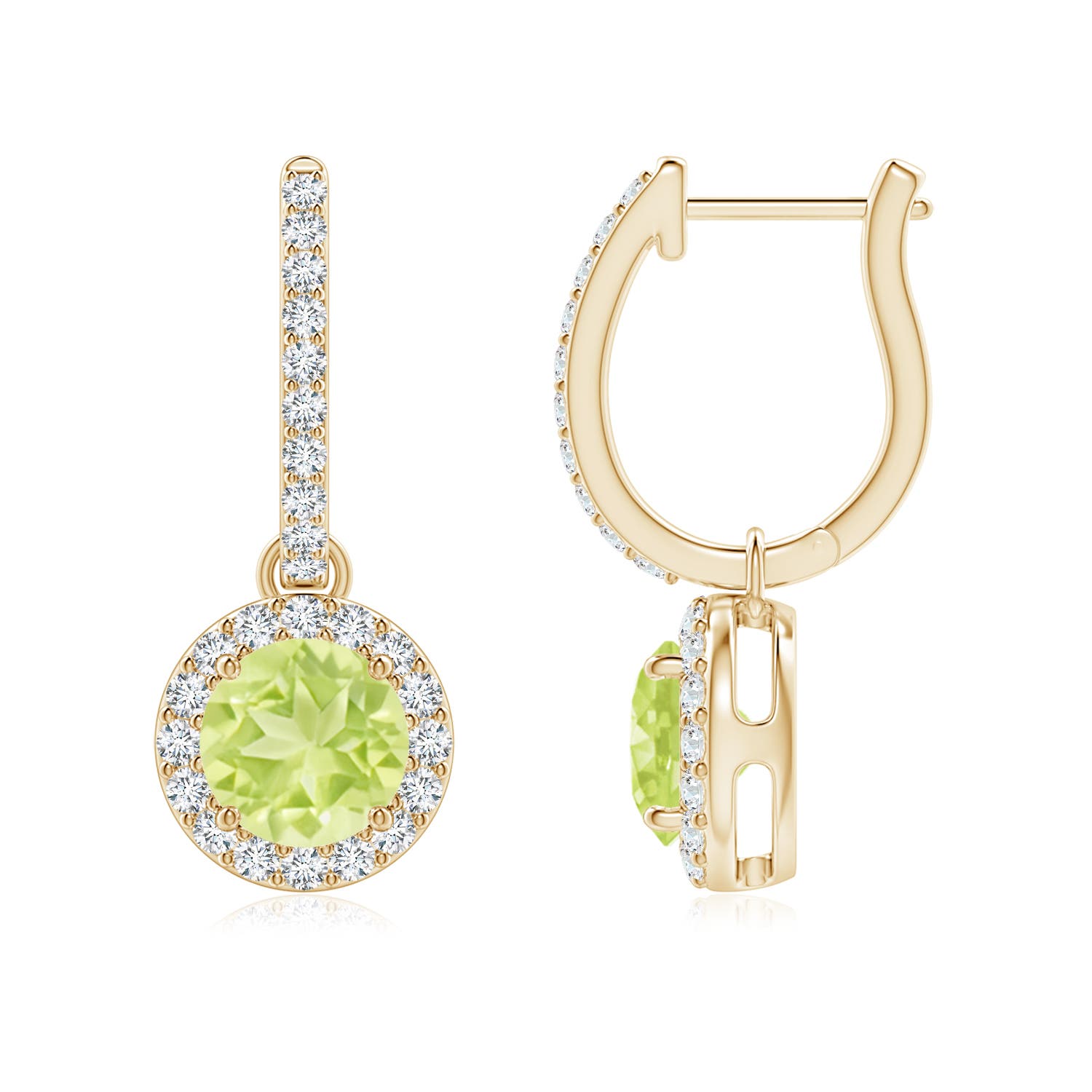 A - Peridot / 2.42 CT / 14 KT Yellow Gold