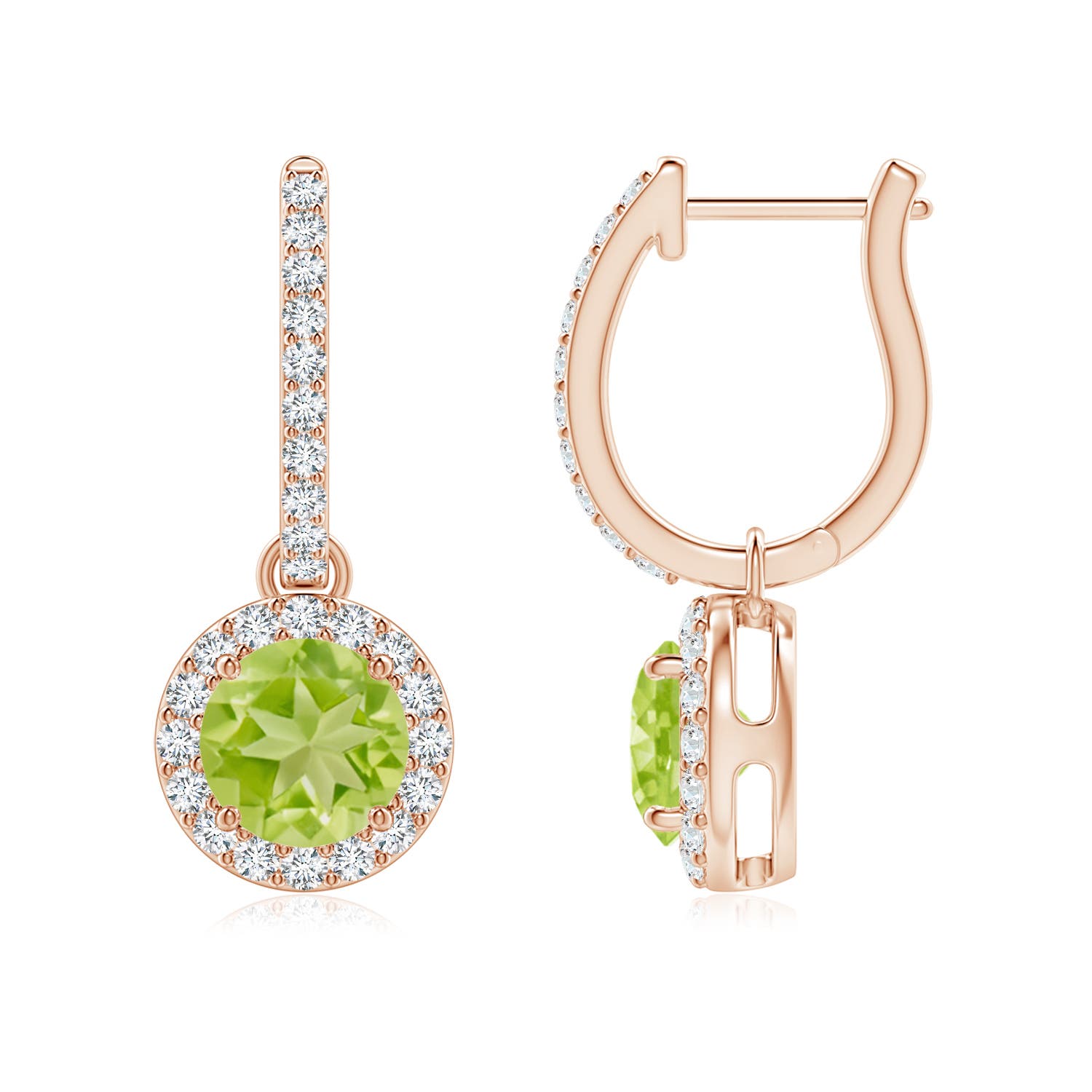 AA - Peridot / 2.42 CT / 14 KT Rose Gold