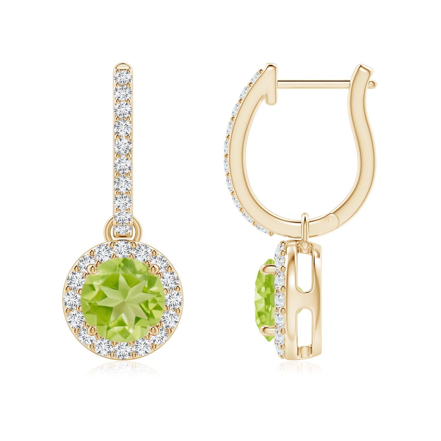 AA - Peridot / 2.42 CT / 14 KT Yellow Gold