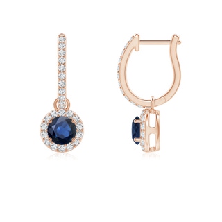 Round AA Blue Sapphire