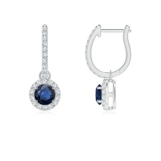 Round AA Blue Sapphire