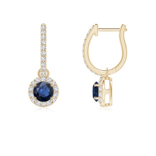 Round AA Blue Sapphire