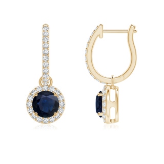 Round A Blue Sapphire