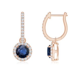Round AA Blue Sapphire
