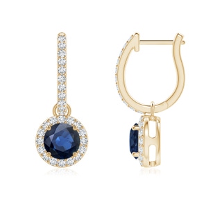 Round AA Blue Sapphire