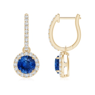 Round AAA Blue Sapphire