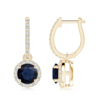 Round A Blue Sapphire