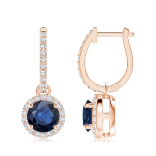 Round AA Blue Sapphire