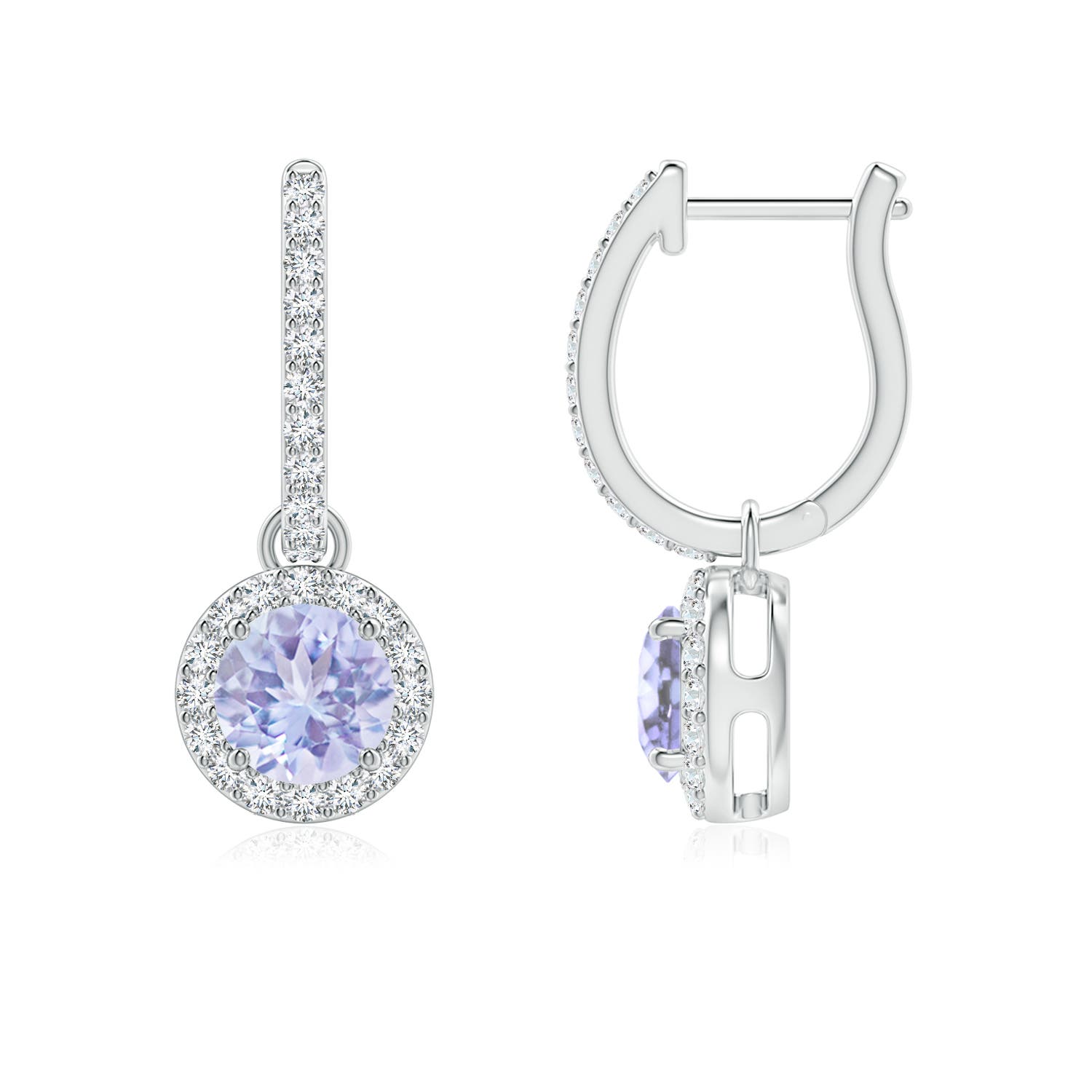 A - Tanzanite / 1.32 CT / 14 KT White Gold