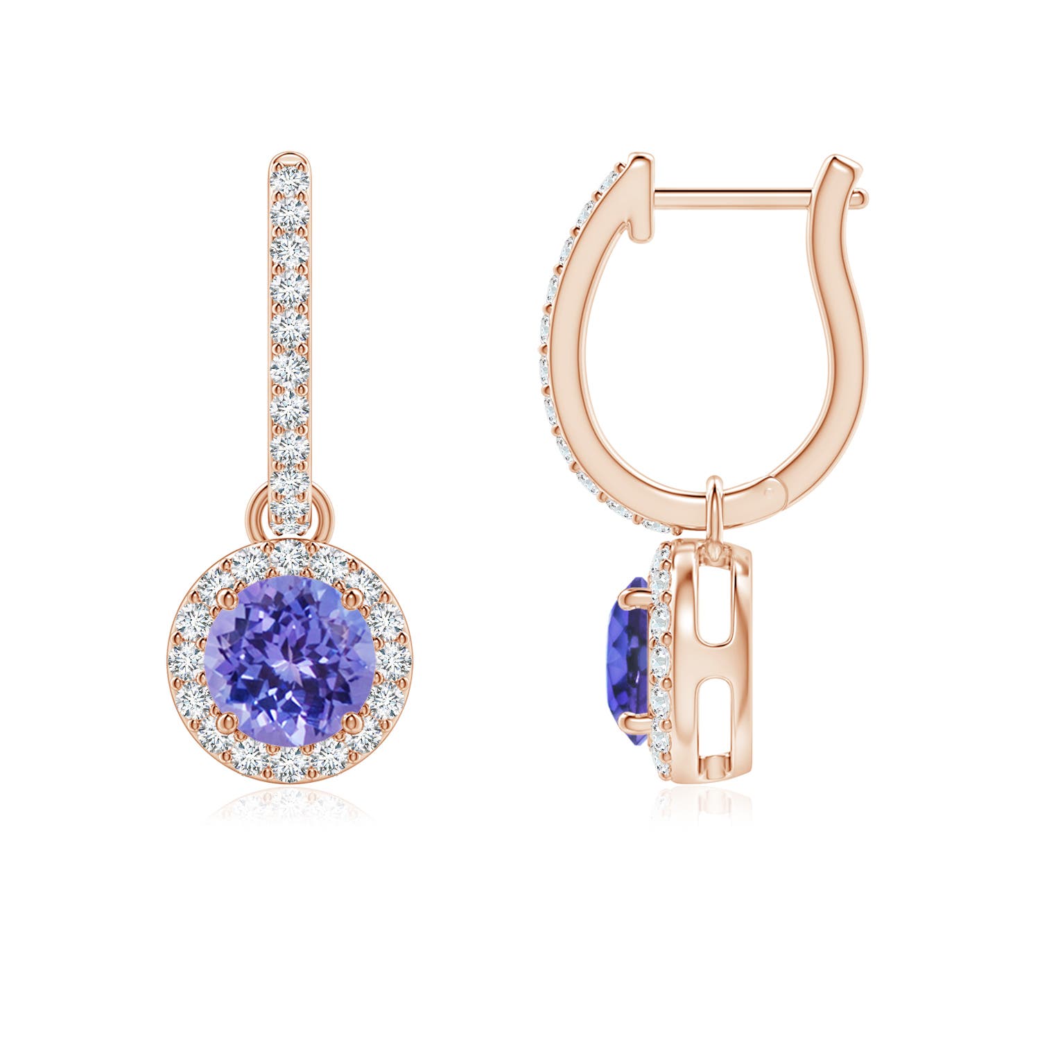 AAA - Tanzanite / 1.32 CT / 14 KT Rose Gold