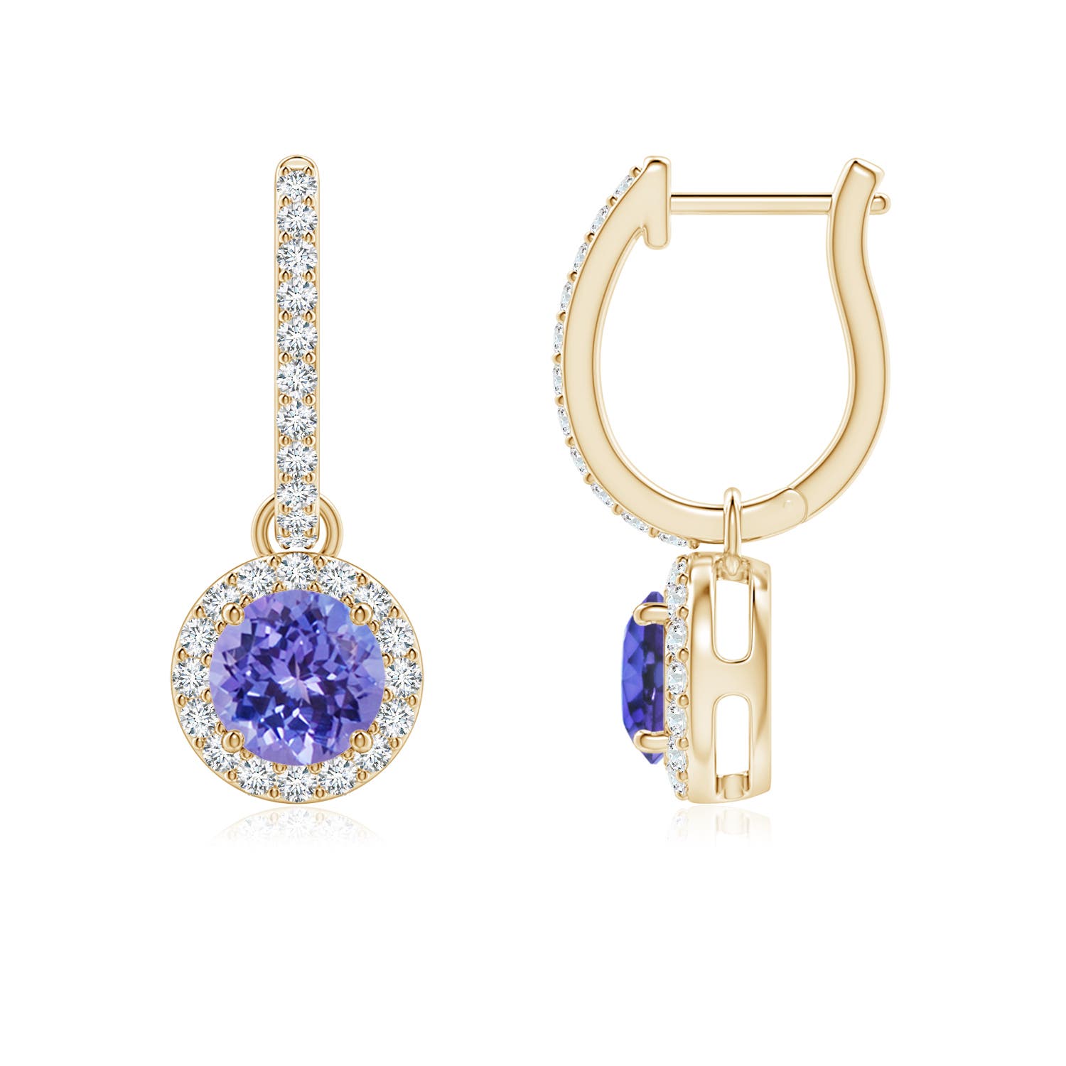 AAA - Tanzanite / 1.32 CT / 14 KT Yellow Gold