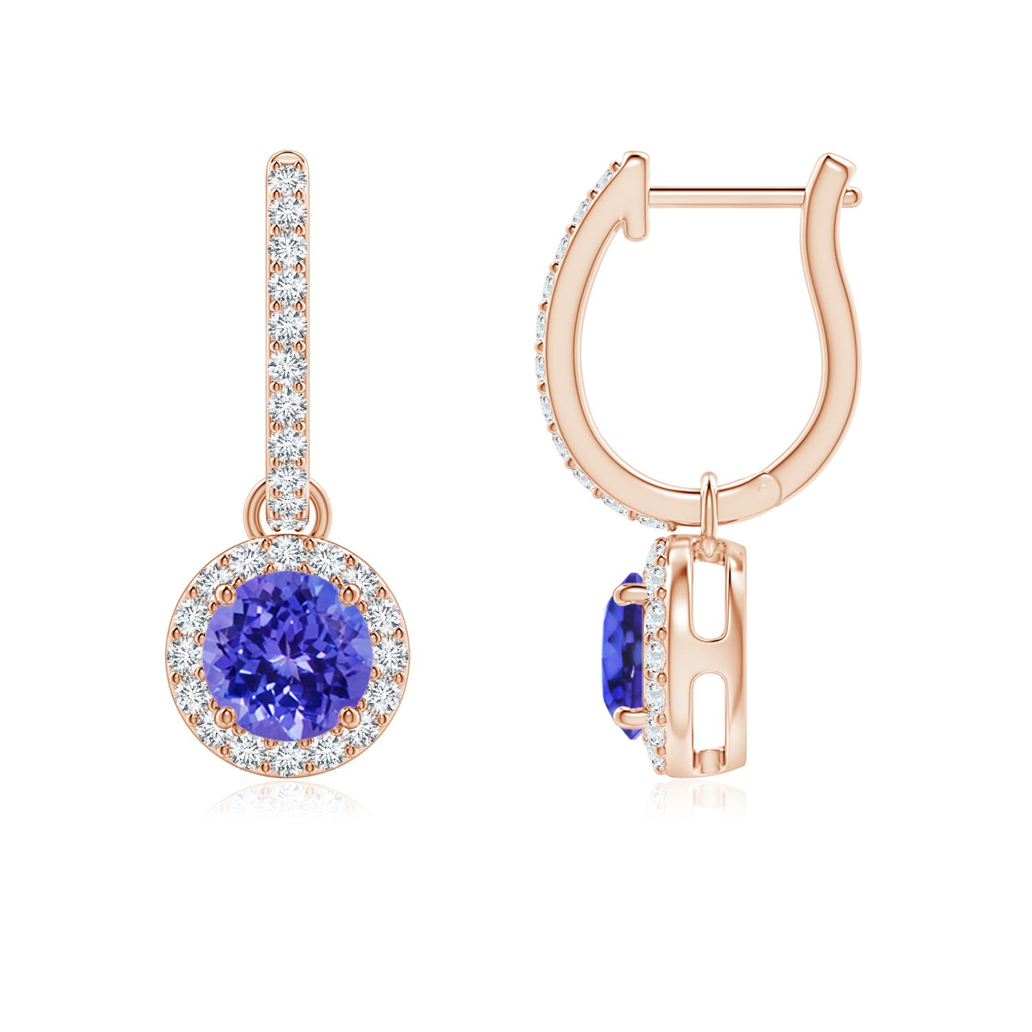 AAAA - Tanzanite / 1.32 CT / 14 KT Rose Gold