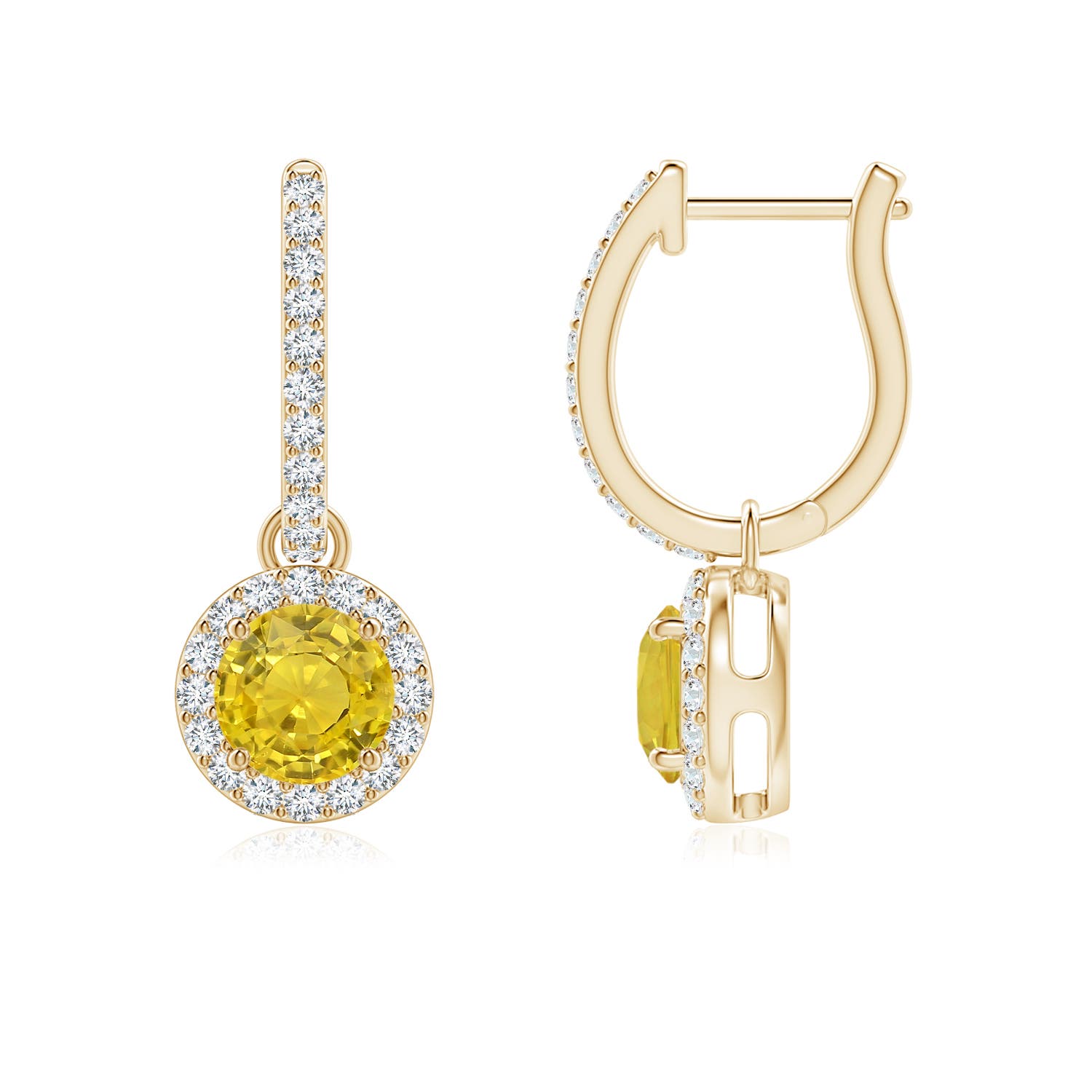 AAA - Yellow Sapphire / 1.38 CT / 14 KT Yellow Gold