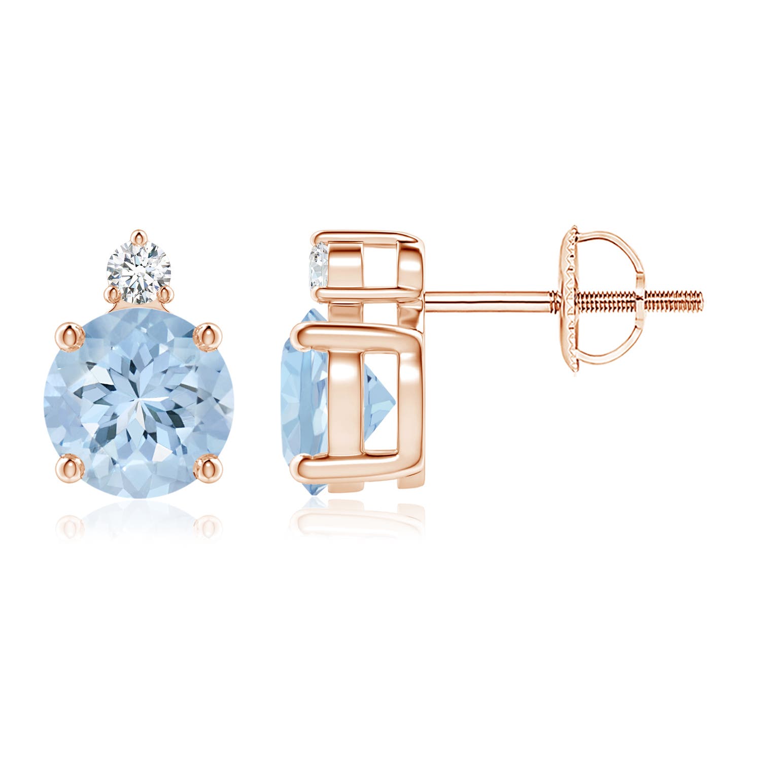 AA - Aquamarine / 1.51 CT / 14 KT Rose Gold