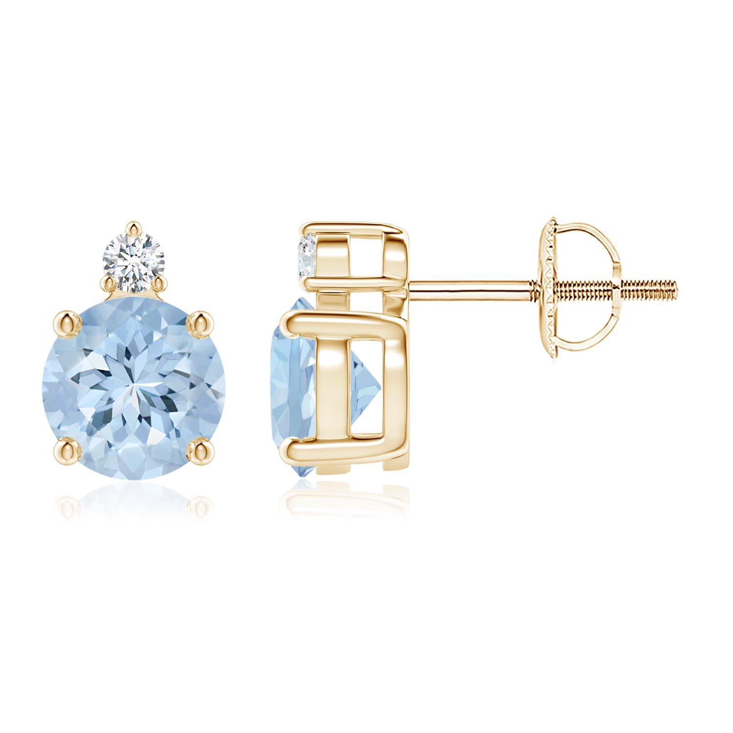 AA - Aquamarine / 1.51 CT / 14 KT Yellow Gold