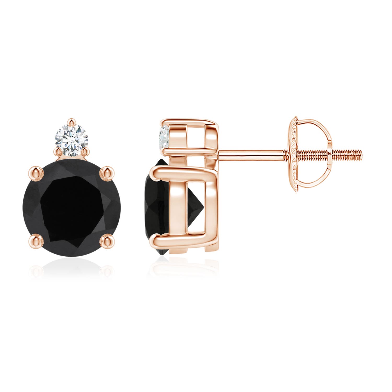 AAA - Black Onyx / 1.47 CT / 14 KT Rose Gold