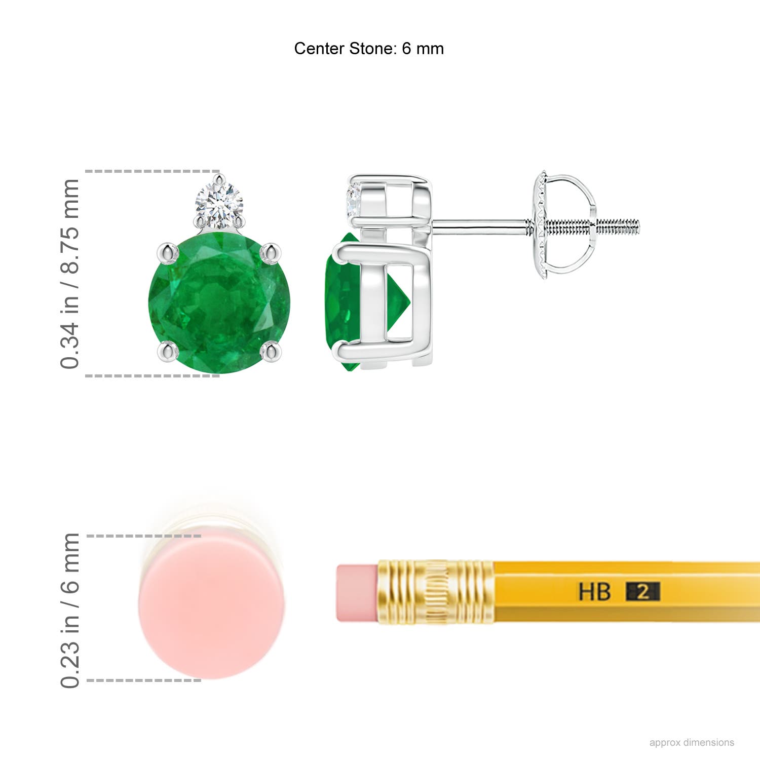 AA - Emerald / 1.57 CT / 14 KT White Gold