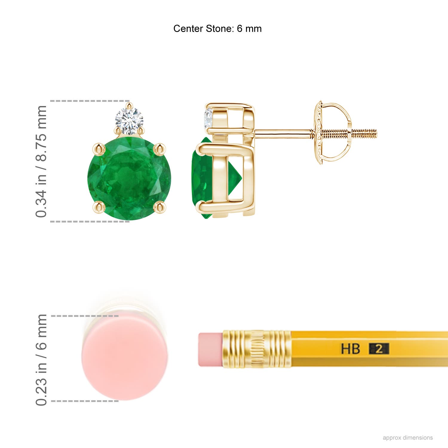 AA - Emerald / 1.57 CT / 14 KT Yellow Gold