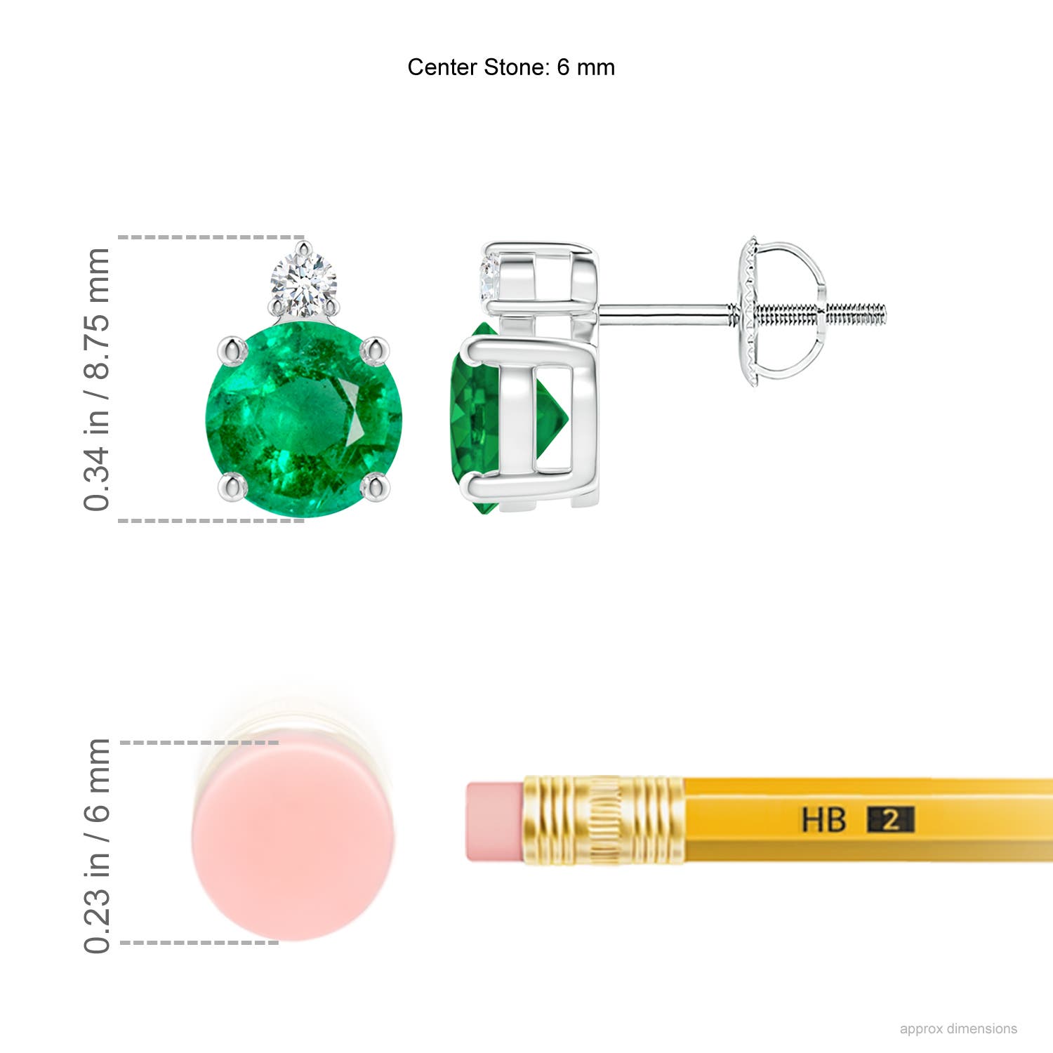 AAA - Emerald / 1.57 CT / 14 KT White Gold