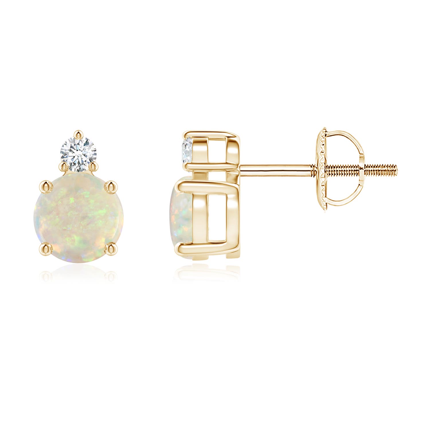 AAA - Opal / 0.73 CT / 14 KT Yellow Gold