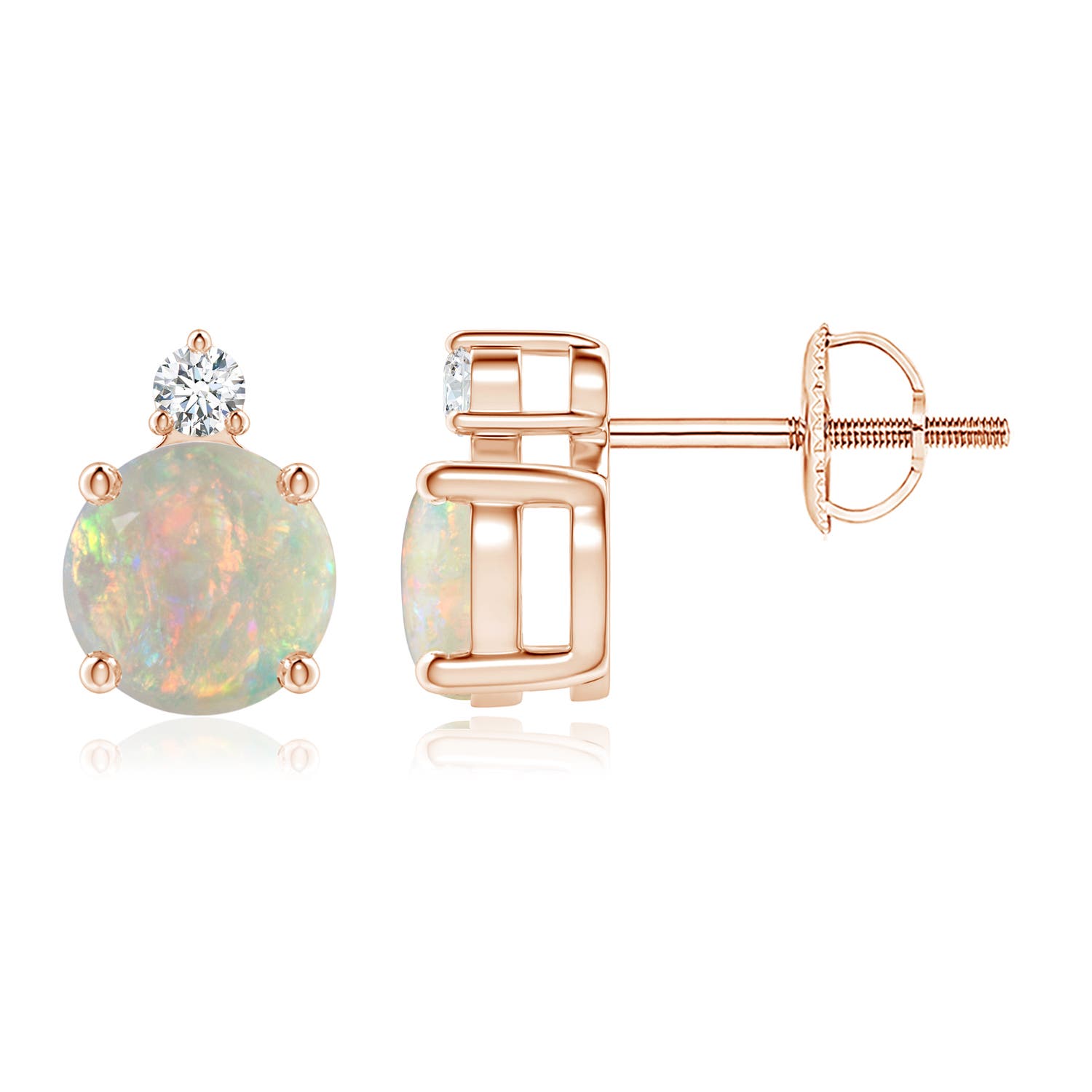 AAAA - Opal / 1.07 CT / 14 KT Rose Gold