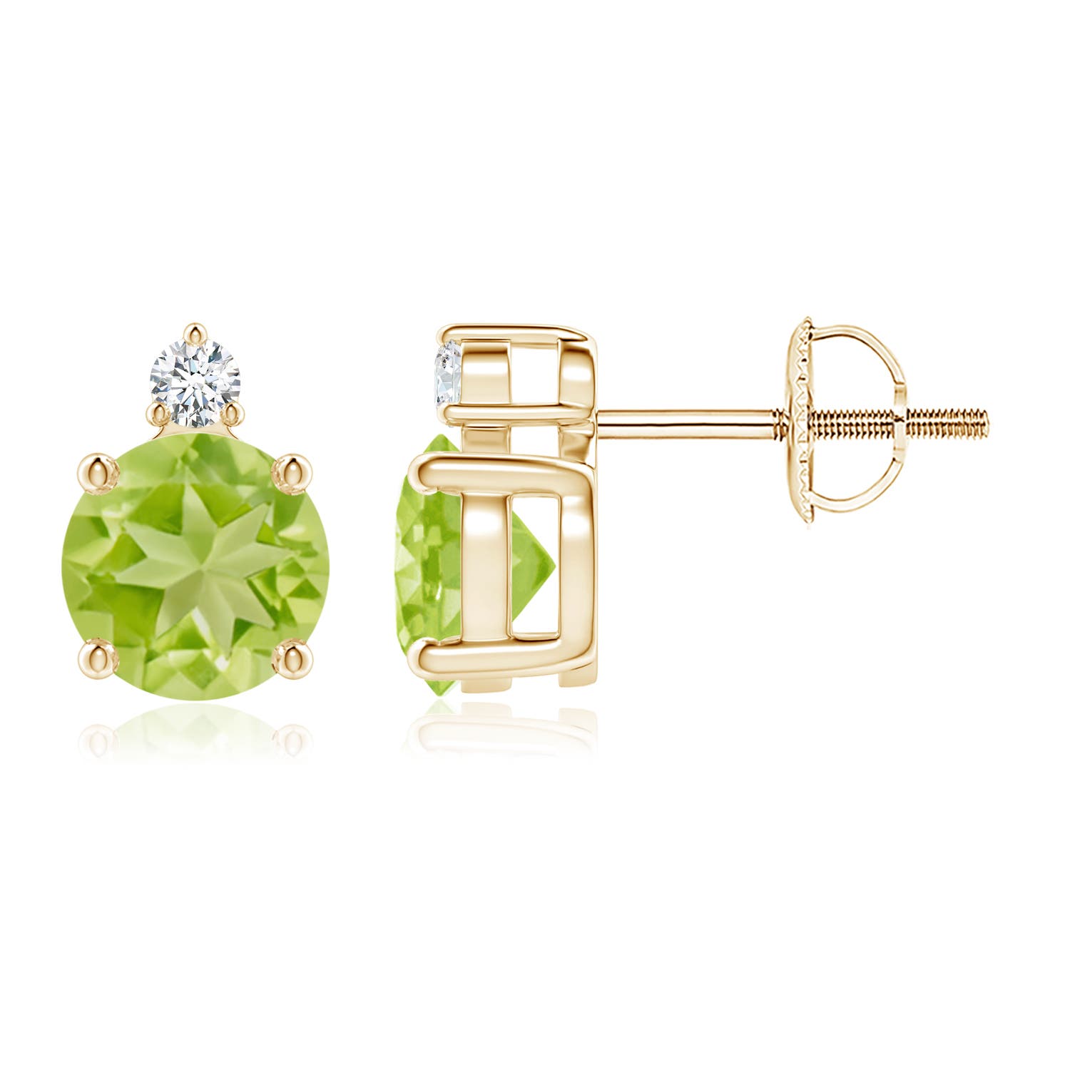 AA - Peridot / 1.97 CT / 14 KT Yellow Gold