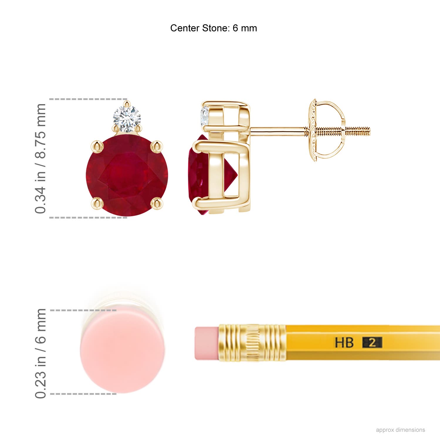 AA - Ruby / 2.07 CT / 14 KT Yellow Gold