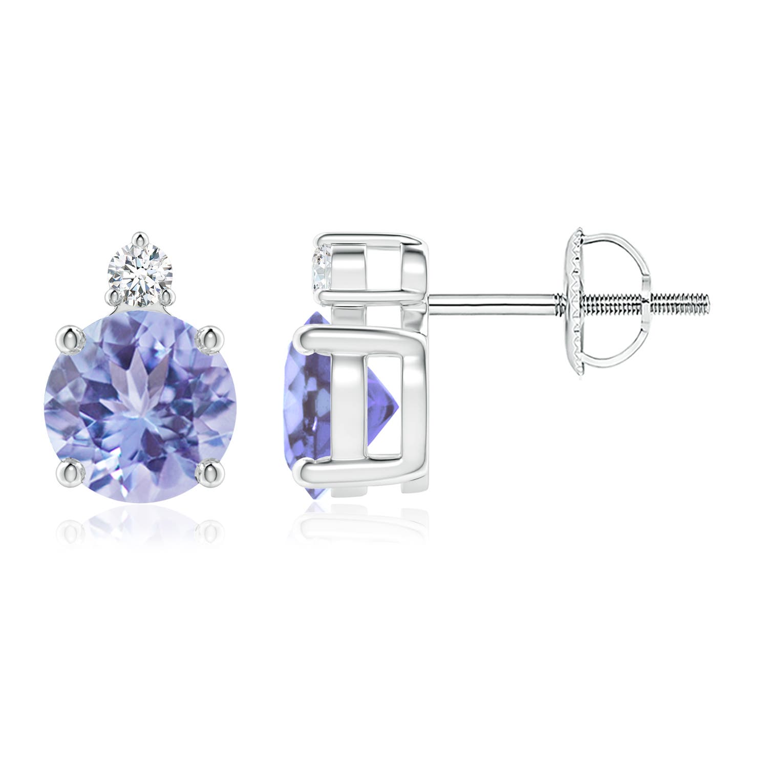 A - Tanzanite / 1.87 CT / 14 KT White Gold