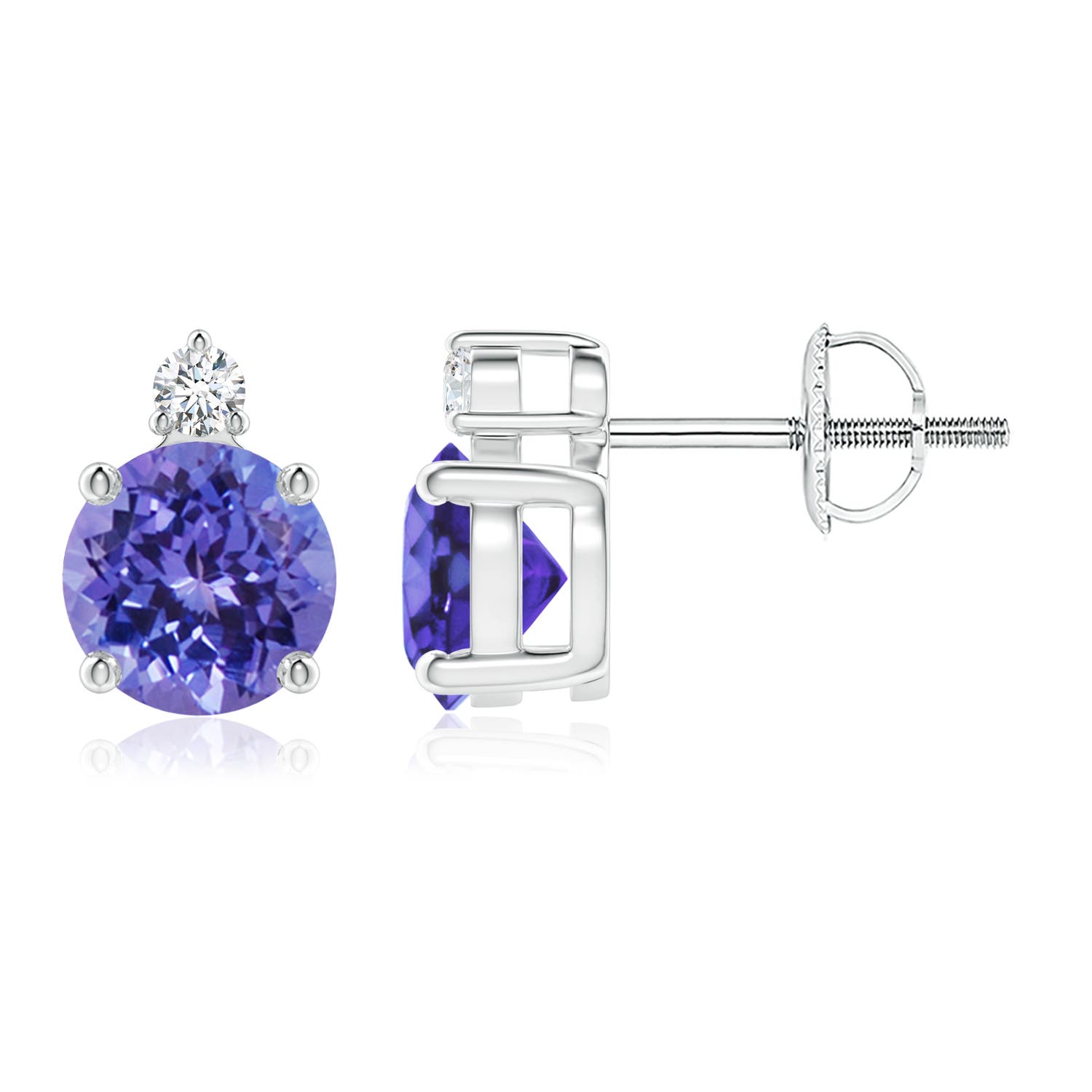 AA - Tanzanite / 1.87 CT / 14 KT White Gold