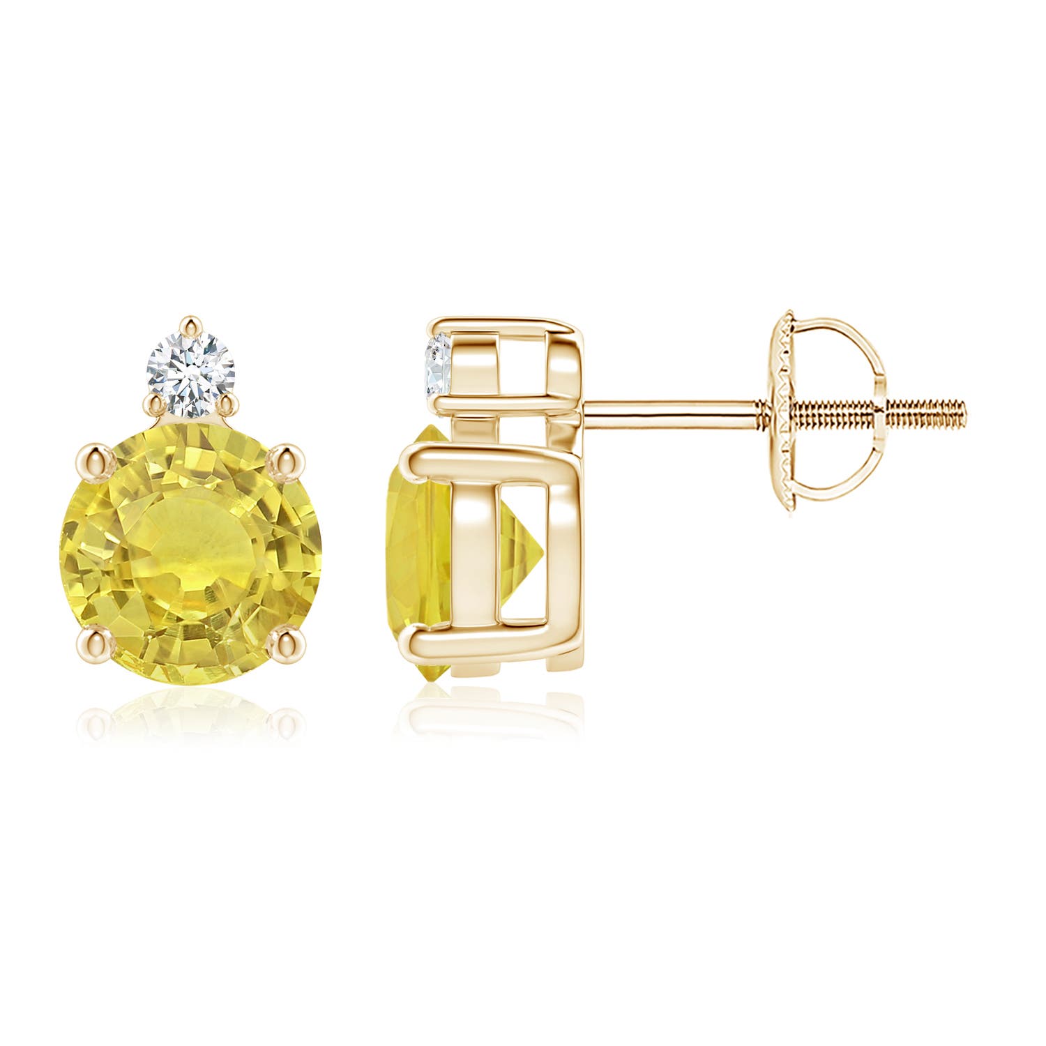 AA - Yellow Sapphire / 2.07 CT / 14 KT Yellow Gold