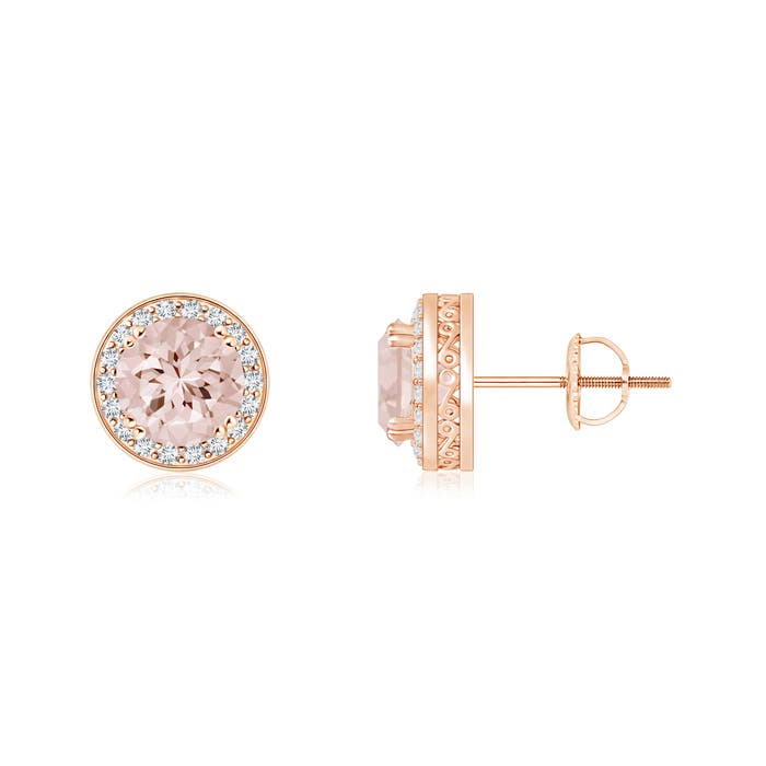 AA - Morganite / 0.97 CT / 14 KT Rose Gold