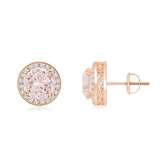 A - Morganite / 1.6 CT / 14 KT Rose Gold