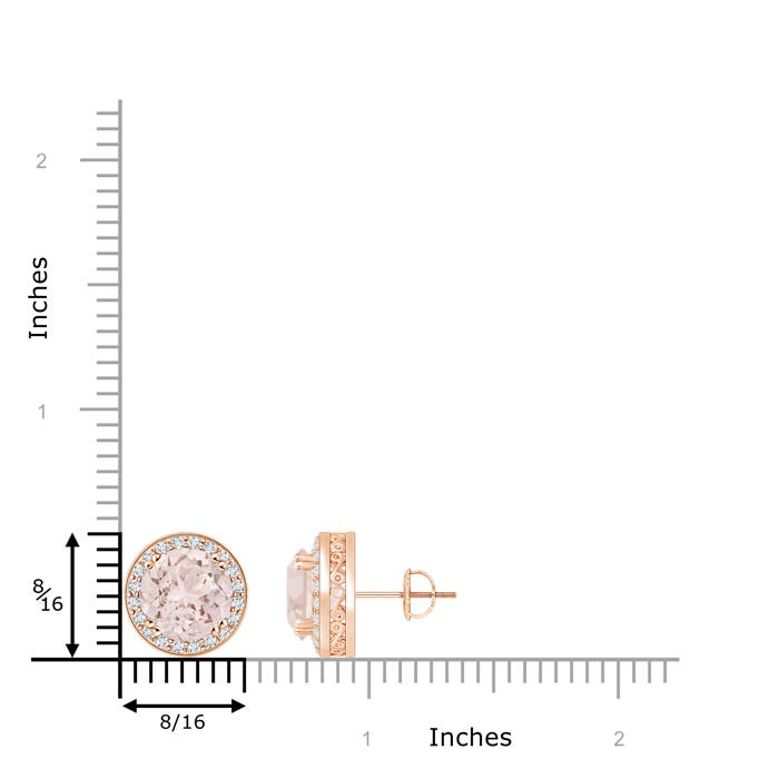 A - Morganite / 2.48 CT / 14 KT Rose Gold