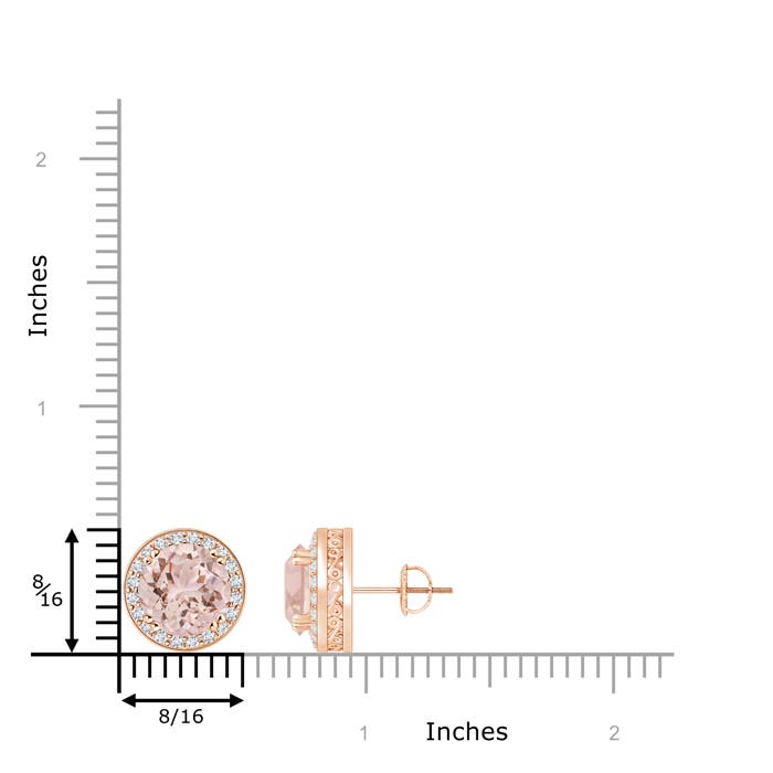 AAA - Morganite / 2.48 CT / 14 KT Rose Gold