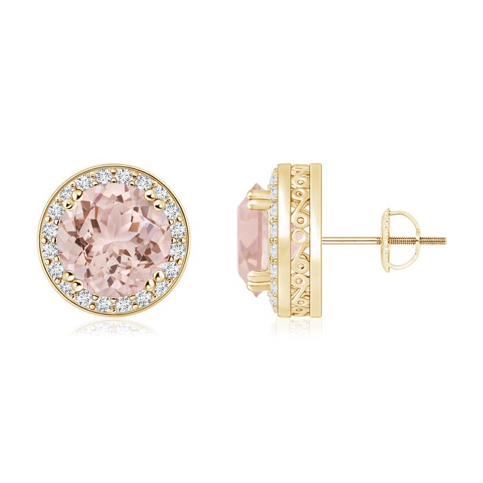 AAA - Morganite / 2.48 CT / 14 KT Yellow Gold