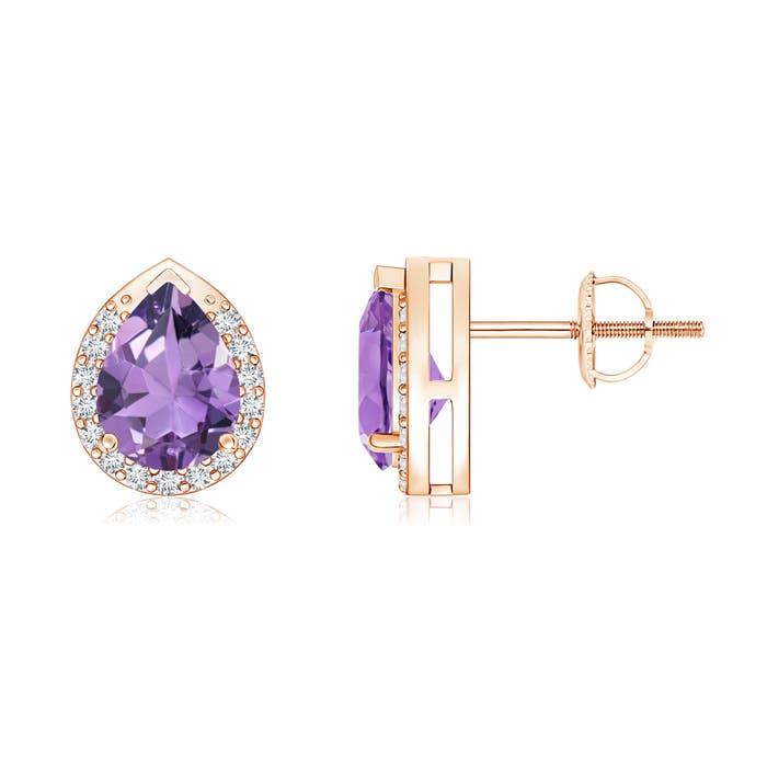 A - Amethyst / 1.35 CT / 14 KT Rose Gold