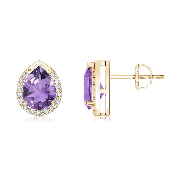 A - Amethyst / 1.35 CT / 14 KT Yellow Gold