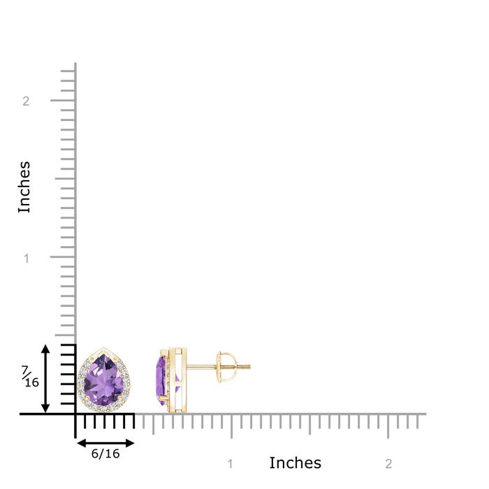 A - Amethyst / 1.35 CT / 14 KT Yellow Gold